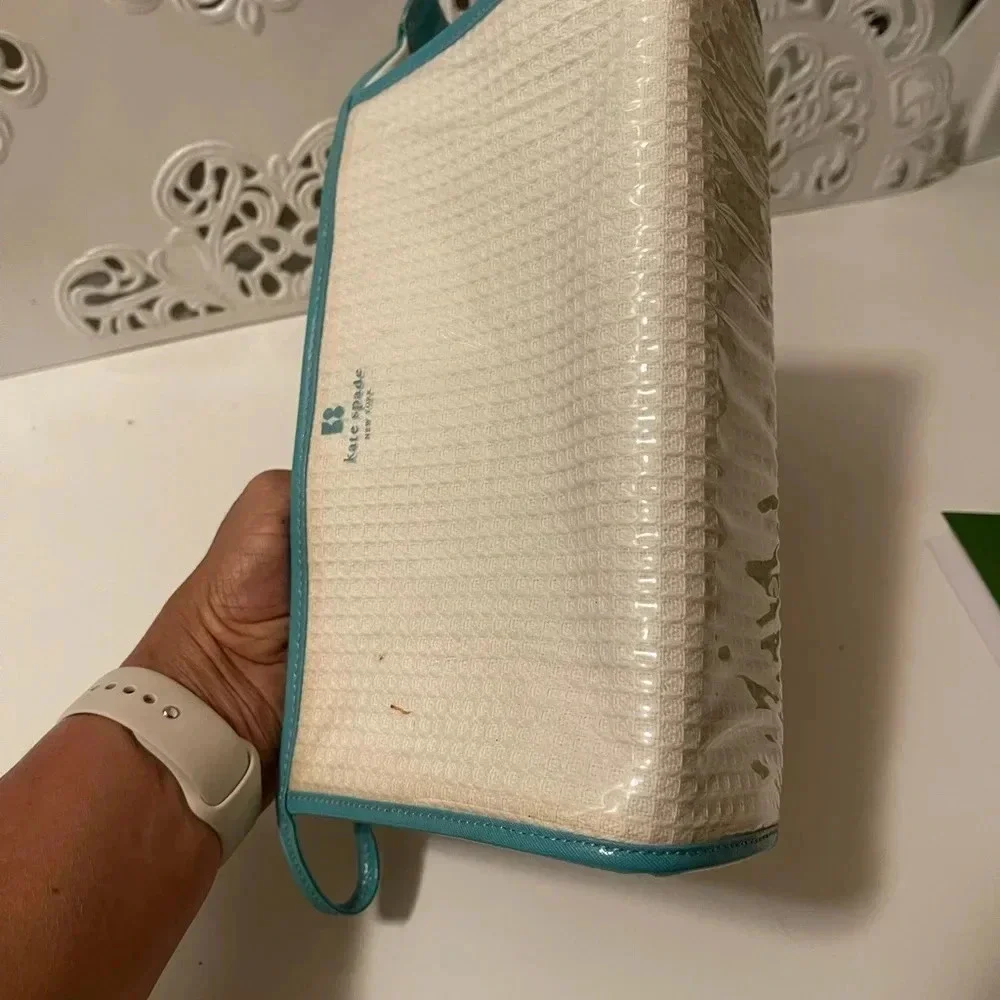Kate Spade large gorgeous new condition make up bag very clean inside